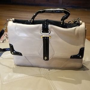 NEW Rebecca Minkoff collection cream leather bag